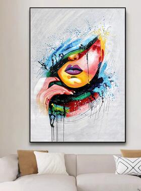 纯手绘画客厅玄关现过道立体SH195肌理装饰画大幅抽象代挂简油约