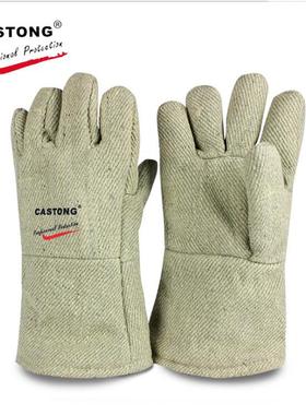 CAGSTO顿N/司GAAA15-34卡耐高温手套500度劳保五TNC指工业隔热棉