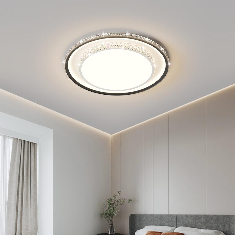 光屋谱吸顶灯2025新MOQ款水晶客厅大代灯现简约卧室灯具全套餐全