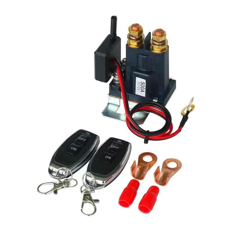 阻燃防漏继电器电源总开关汽车车用遥控断电12V/24V汽车继电器