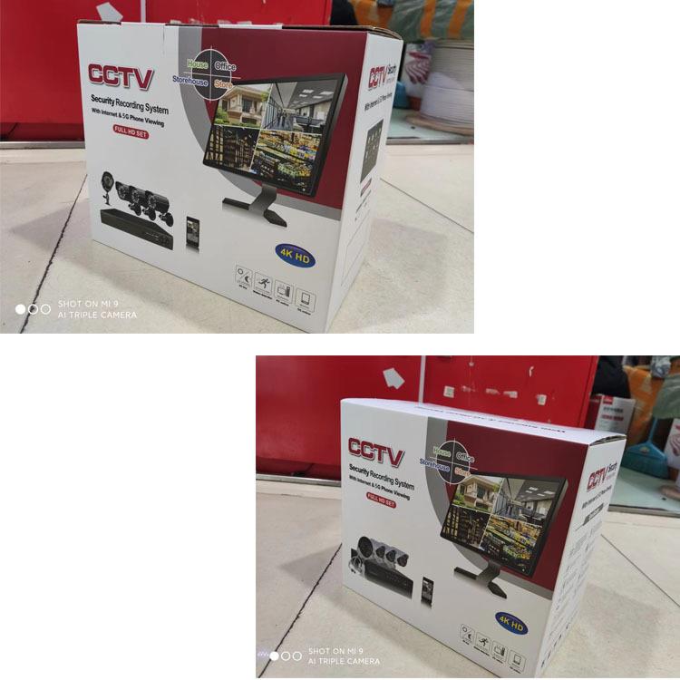 200线高GVI清16路监控设备0套装用A家HD监控系统套装安防工程