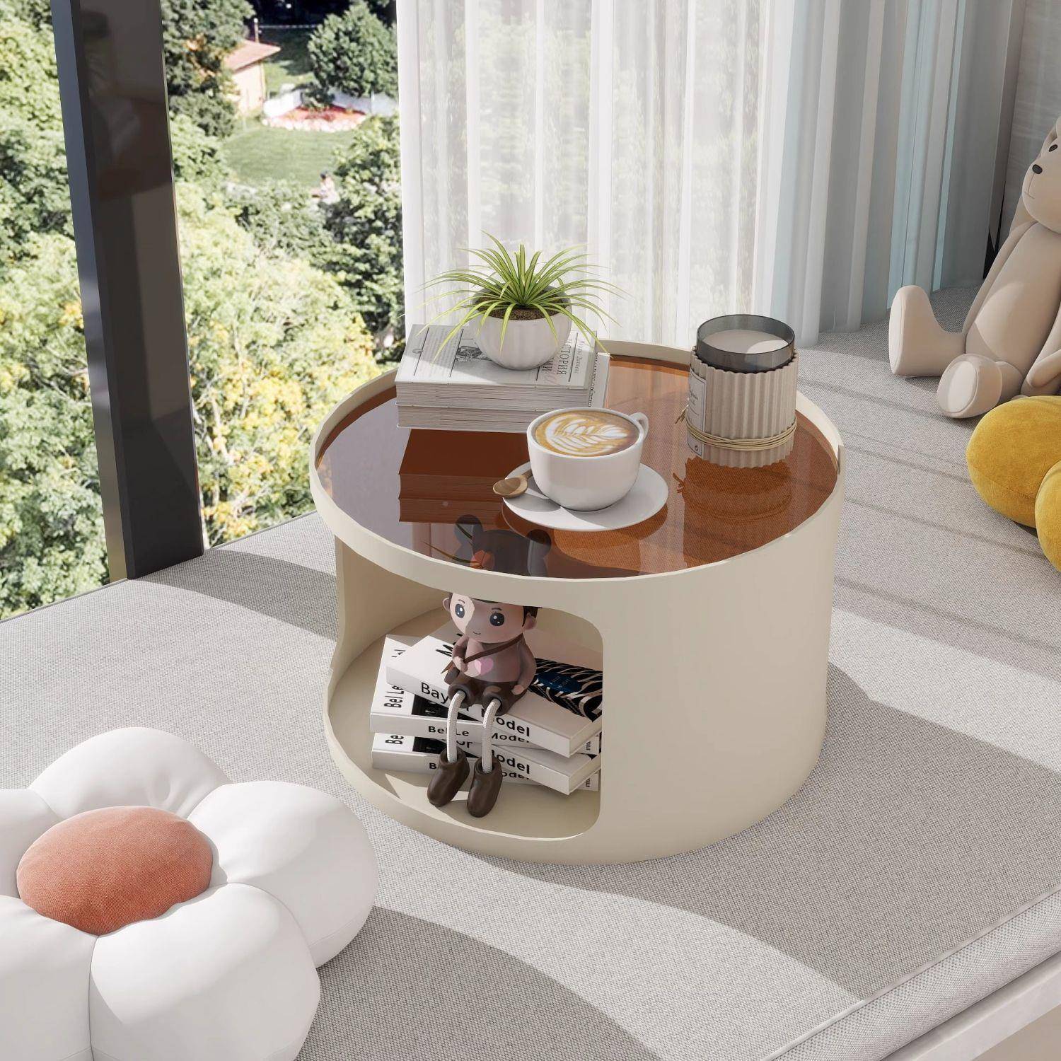 飘桌奶油风飘窗茶几窗小桌子榻榻几米茶桌矮桌简约炕桌阳炕卧das6