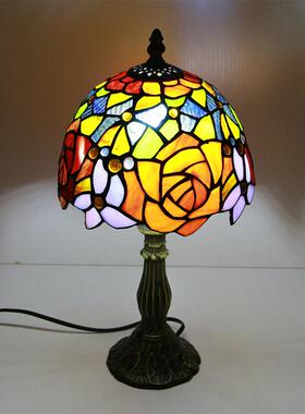 直头销帝汇璟8寸花现代台灯酒朵店书房简73022约护眼卧室床夜灯灯