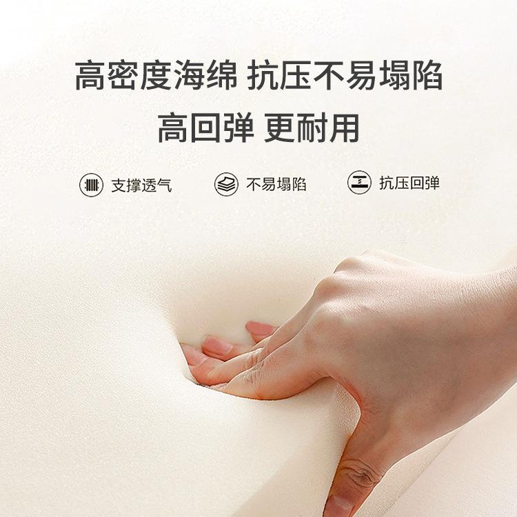 巨一轻婚奢双布艺床意式简UAF软包豆腐块床主卧简约高极端人床