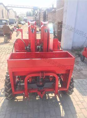 三点悬挂土拖豆种植机双后行马RZP铃薯播种机农用置式拉机种植机