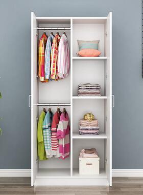 宿衣双柜简约现代29935经济型组小装实木板式租房舍简易单人人家