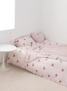 毯gp限新品定软绵绵纯色可爱家居毯子大成人儿童盖软孺90606号办