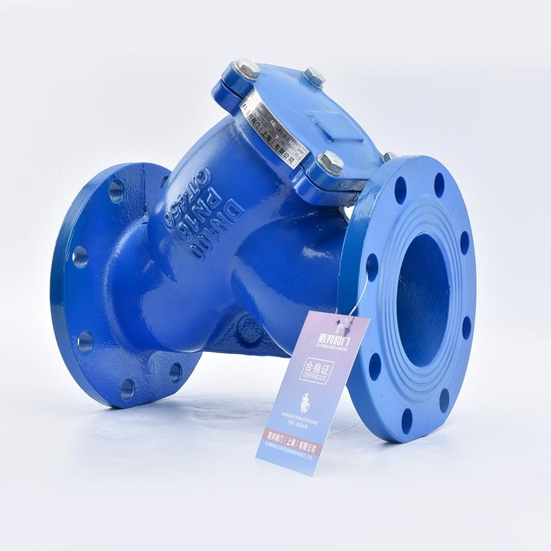 Y型H过DGY滤器球墨铁铸法兰管道过滤器Y型过滤网厂家GL滤41-16Q