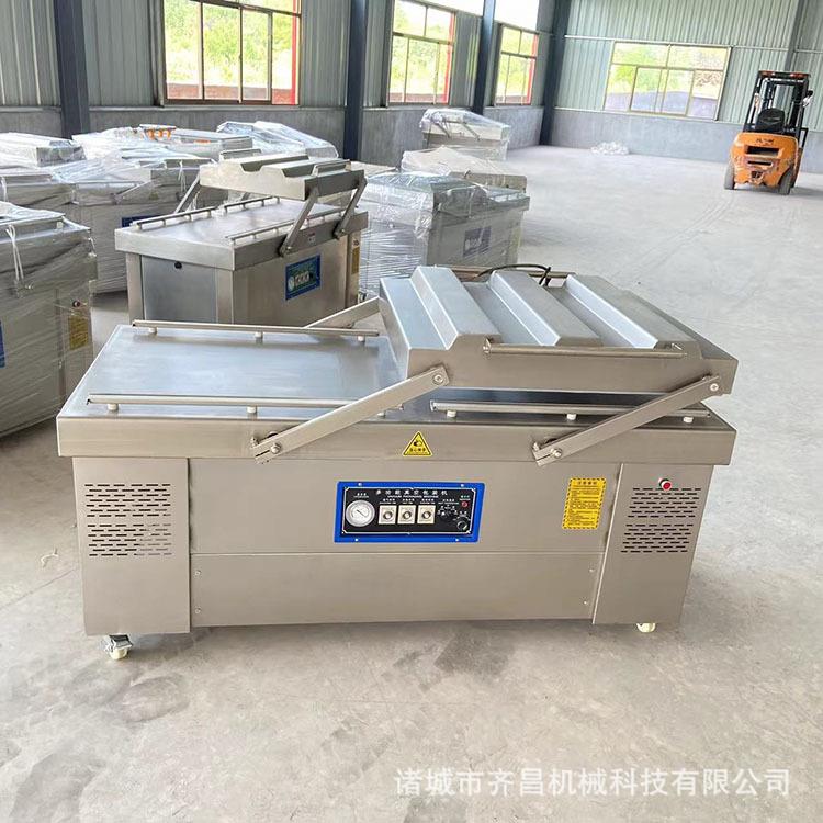 新型商用鸭包腿鸡翅空抽真空封口机全6自动无穷鸡腿00双室SPE真装