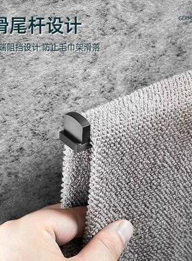 全铜毛单杆活动毛巾杆旋巾转挂衣杆58306室卫挂生间壁挂件镀浴铬