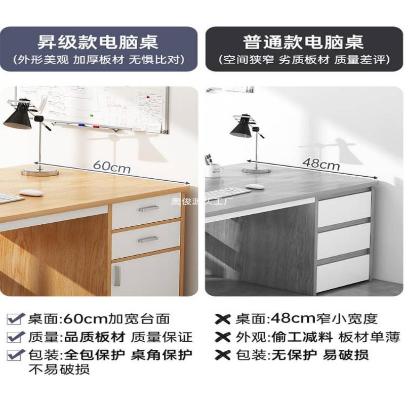 办公桌员工位简约现代办公室桌椅组合简易职员工作台家用电脑桌子