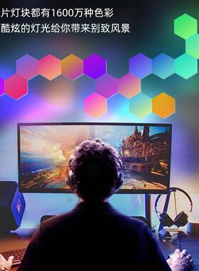 智能家居WBJL灯创意床头E客卧室蜂巢灯梯墙壁走廊灯厅LEDD壁灯量