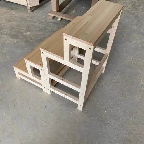 梯凳登爬高梯楼梯实木3LI三47660D两梯飘窗台阶四步高阳台家用梯