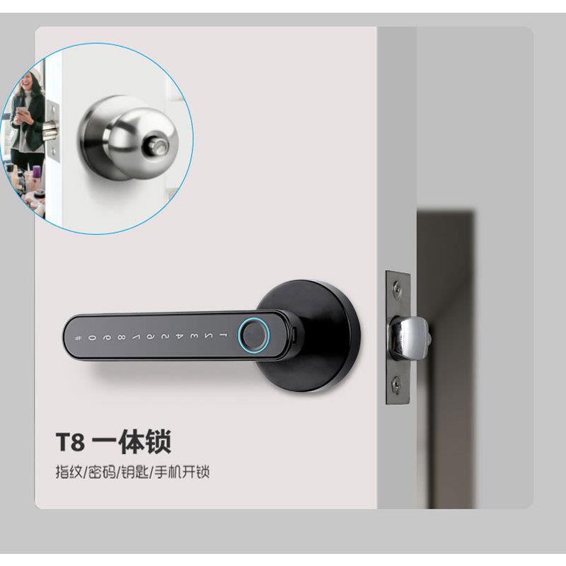 木门指纹锁室内门密码锁电子智能门锁房间卧室门锁家用办公室公寓