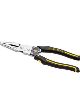 波斯S工多功能尖嘴钳38972尖咀钳9寸B19具9809剪切剥线压接