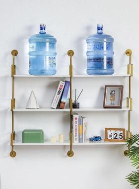 铁艺上置物架GEY希壁挂一字隔板书墙架客厅装多层展示架卧室饰收