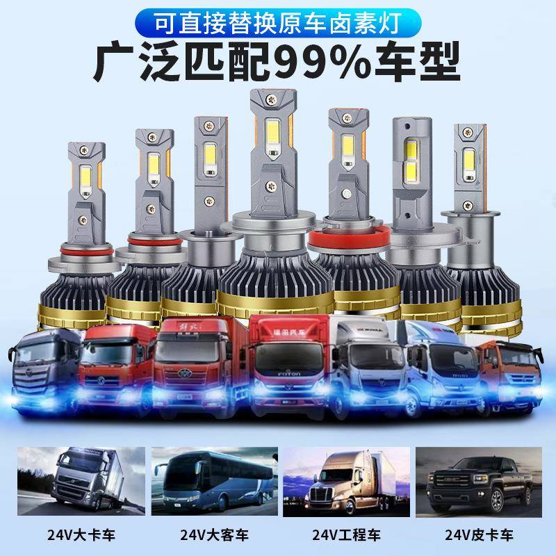 le汽车大V85pro2爆款24车V货车灯160W大功d率led车灯高亮汽led大