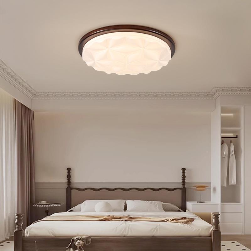 简极卧室灯油风奶儿童房全间灯护眼光谱创意新盟邦款房间吸顶