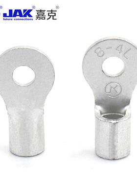 RNB8-4LFDP线冷压紫铜圆形子端M4螺口圆型接头无绝缘护套圆环接地