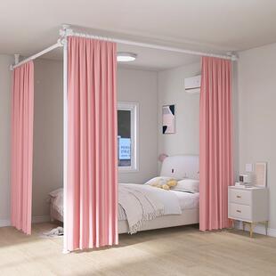 免打孔免钉伸缩杆顶天地立落隔地窗帘杆无品牌/支撑架一整子套断