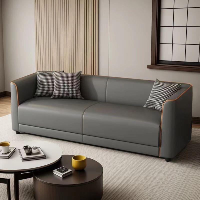 猫爪皮简约轻舍小型客厅双公发寓出户租屋理店人三人ULC便捷沙发