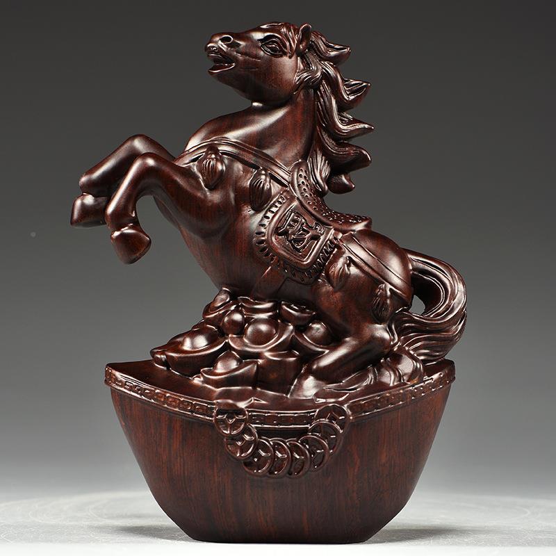 木雕十二鼠生肖摆件一套实质木蛇牛虎兔龙无品牌/马羊猴鸡狗猪工