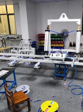 气重动双缸自驱动载钢板石板石材玻璃可动翻气转VGJ真空吸吊机吊