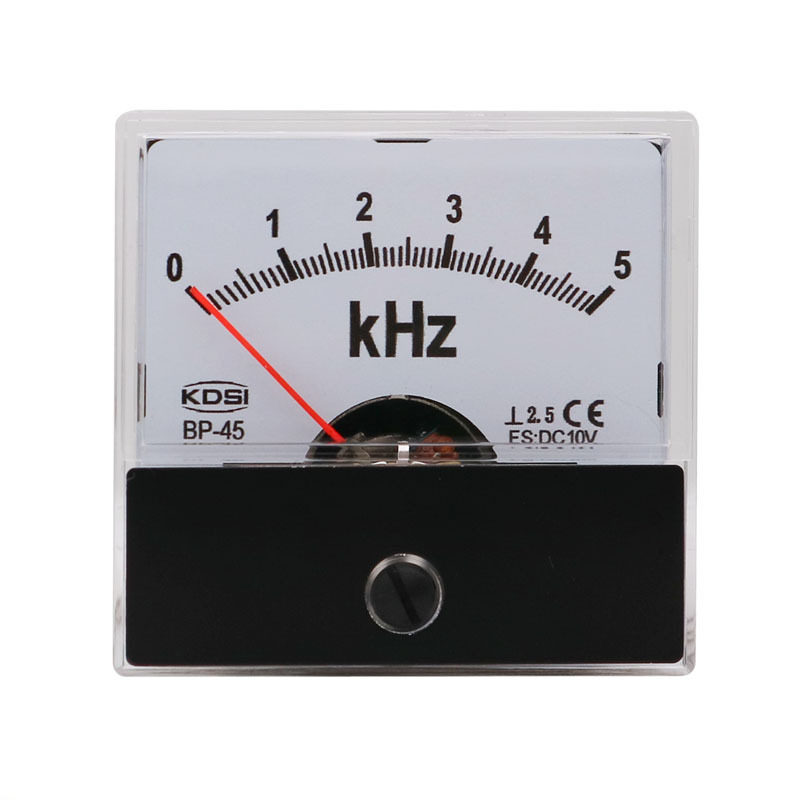 指针式电压频率表 机械式直流仪表BP-45 DC10V 50kHz交直流