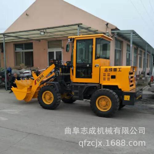 建筑工SSZ地用小铲车1吨卸农用柴油装机载前式四驱小铲车
