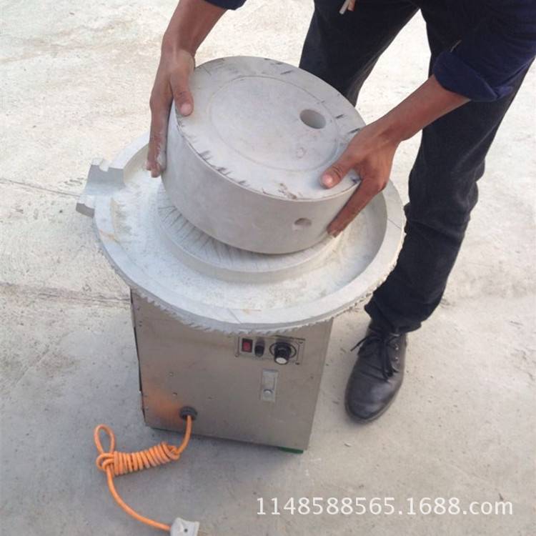豆浆石磨机 家用小型豆腐石磨 多用途电动石磨
