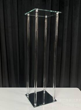 欧式水庆晶玻璃花架场婚具路引水晶蛋糕OWP架婚礼现布置道装饰