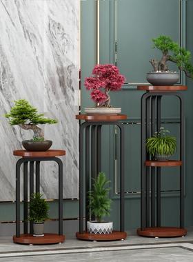 铁艺花11692架置架阳台子简约现客代厅落地盆式多层物轻奢绿萝花