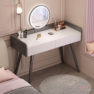 梳妆台卧物室台小型化妆小42153户型储化妆柜主镜卧带抽意式化妆