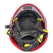 橘红AB色5624S护防砸灭火帽多用途韩阻燃披肩保护帽半式 防帽 盔式