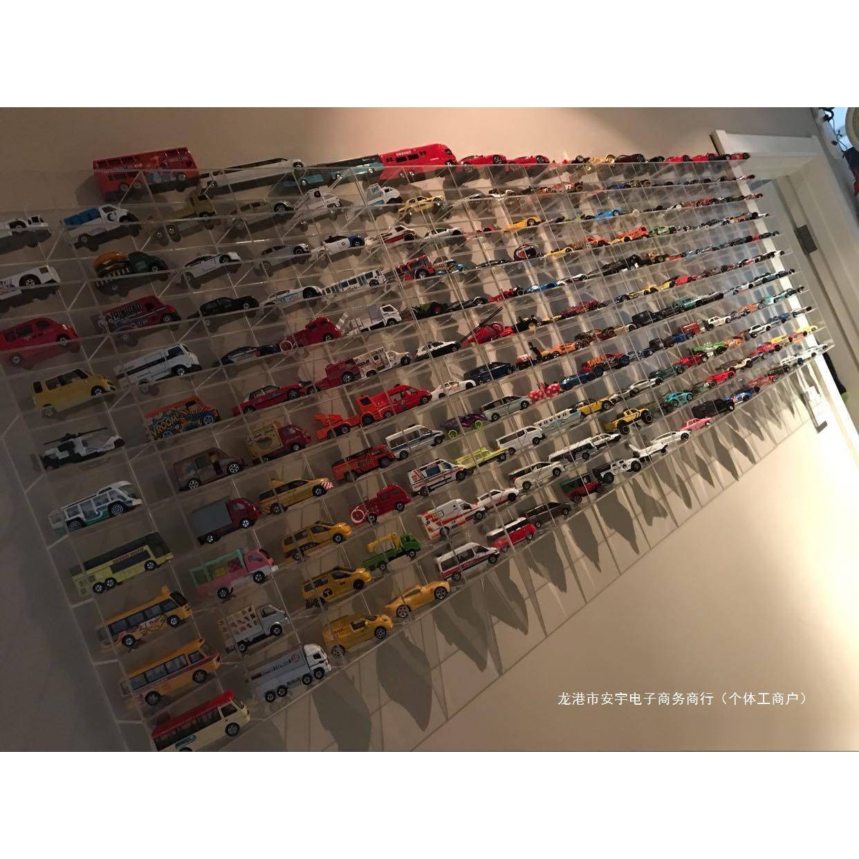 玩具车模展示架亚克力模型收纳架多收纳盒陈列柜小汽车展示柜安宇
