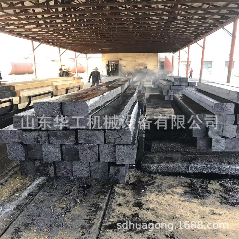 铁路用防腐防虫蛀耐用高压油浸枕木 矿用国标I级松木高压防腐枕木