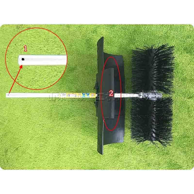 梳二冲程15938手提式多汽油草机网球场手推式清扫车草坪功能刷草