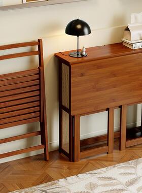 书房书桌叠书架一体家桌39116子小卧户型室用折桌电脑桌学生学习