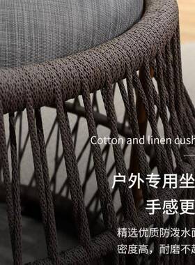 户椅外阳台桌休ZVD椅三件套休藤闲家用茶几椅庭院户外闲创意茶桌