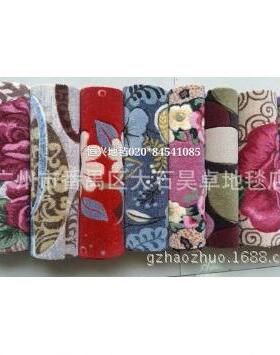 直销田园国风图案PVC防滑卧厂中室地ZIV毯客厅家厨房门口除尘门垫