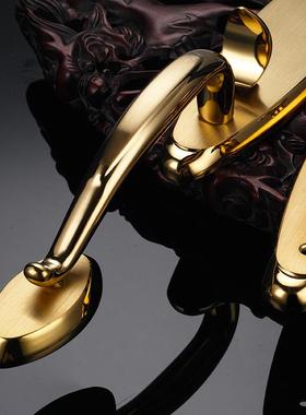 欧大门锁防盗锁豪华别墅锁对式门锁AEL豪门华版进户门双开拉门锁