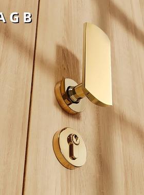 推BBAG静20700音平门卧室锁室内门锁直推拉锁具现代简约木门儿房