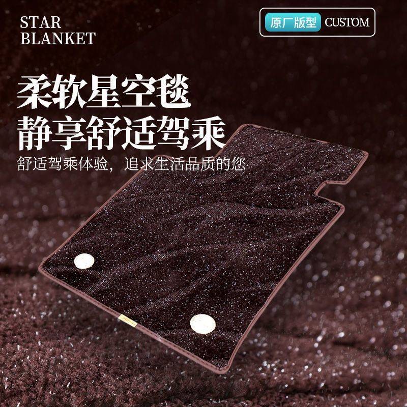 汽车专用脚垫全包围星空毯汽车脚垫上层全套地毯式绒面加厚Hy7