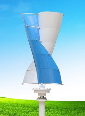 房车充UDQ电绿色型发电机用螺旋垂风力电机直100w2家00w30012v2w4