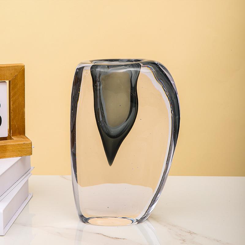 琉璃艺IZZ术约花瓶意式轻奢简摆厚件客厅餐桌样板房电视柜酒饰柜