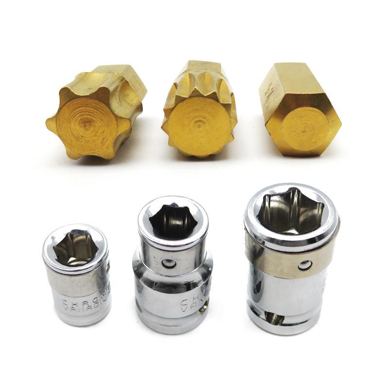 VVB六工角梅花批套筒扳手形批咀十二角花型批嘴内6角头外星12角具