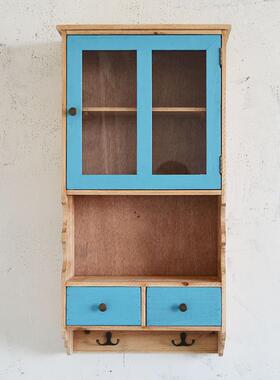 餐边柜柜壁挂收纳储物厨房厅实木置物架客餐厅73488阳台装饰生卫