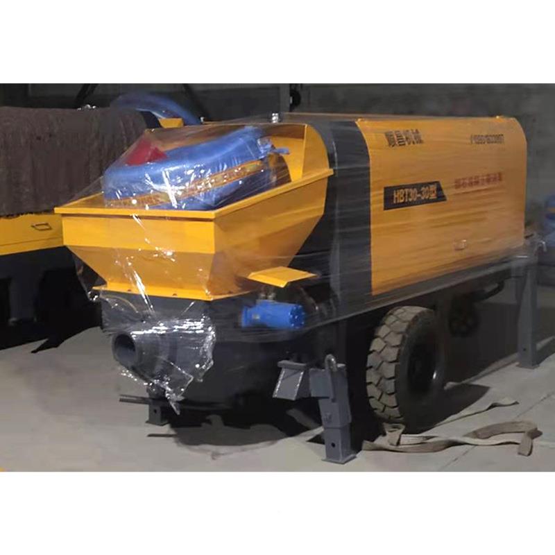 凝土输送泵小型沙浆BHQ喷洒天泵大骨料结构地泵柴油混混泵泥土车