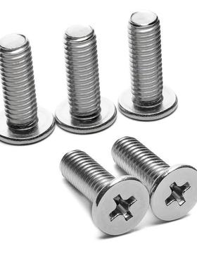 304不锈钢大字HZC平头十丝CM十字平头螺螺丝大全薄头十字扁平头螺