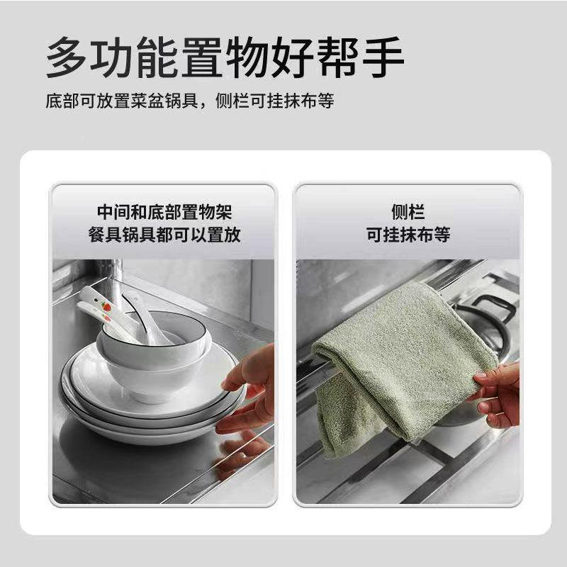 厨MJM房不锈钢水槽简易支架单槽洗池双槽洗菜池水盆家一碗体台用